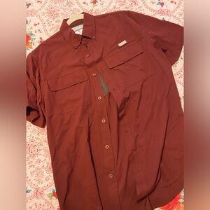 Ocean + Coast Men’s Short Sleeve Fishing Shirt - Size Small